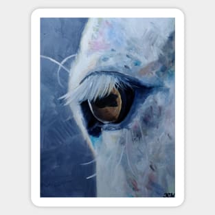 Equine Perspective - Oil Painting Sticker